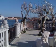 Celebrazione del matrimonio nella laguna di Venezia