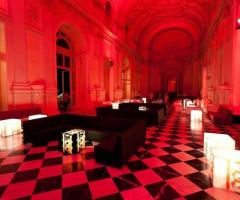 Arredamenti glamour per l'allestimento di un evento