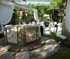 Tavoli per il buffet di matrimonio