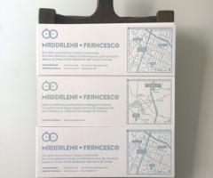 Tipografia Pesatori - Partecipazione in letterpress