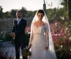 Hotel Casale Milocca - Gli sposi in giardino