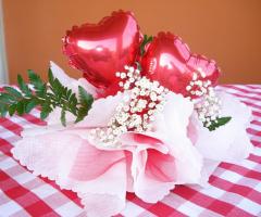 Cuoricini per il tavolo degli sposi