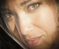 Primo piano con velo - Studio Fotografico Anglisani e Randi