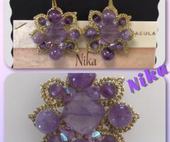Nika Jewels - Fiore ametista