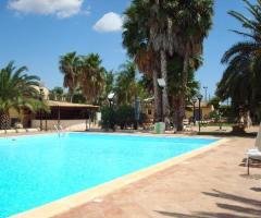 Ampia piscina immersa nel verde presso l'agriturismo Crisilio Castello