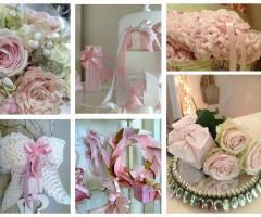 Un classico matrimonio bianco e rosa reinterpretato da Verdi Voglie