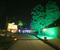 Viale d'ingresso a Parco Aldobrandeschi