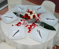 Tavolo per il matrimonio