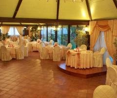 Veduta d'insieme sala ricevimenti