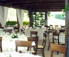 Gazebo di giorno presso L'Antico Forziere