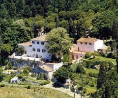 la villa vista dall'alto