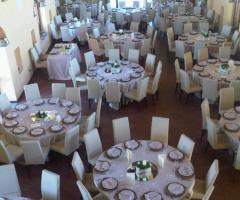 Vista della sala ricevimenti dall'alto