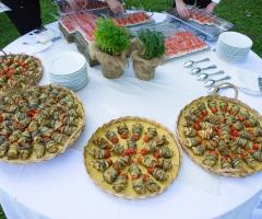 Isola spiedini di verdure e capresine