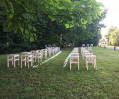 Agriturismo La Rondanina - La  zona per cerimonia civile e il buffet di benvenuto