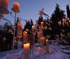 Candele per riscaldare l'atmosfera