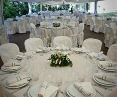 Mise en place nel padiglione