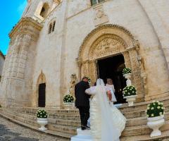 Foto dell'ingresso della sposa in chiesa