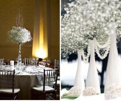 Allestimento per un matrimonio invernale