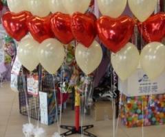 Composizione di palloncini per il matrimonio