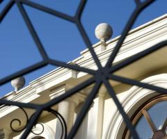 Dettaglio dell'entrata per il pranzo di nozze