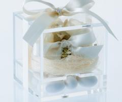 Scatolina in plexiglass porta confetti