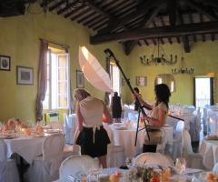 Villa Sanquirico - Il Salone delle Capriate:  il servizio fotografico per immortalare i particolari di momenti indimenticabili