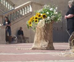 Allestimento con girasoli per il matrimonio