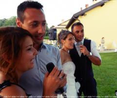 il karaoke di sposi e amici!