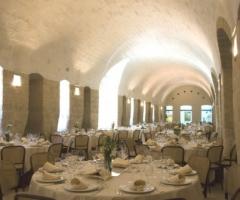 I Luoghi di Pitti - Masseria San Giovanni - Allestimento dei tavoli per le nozze