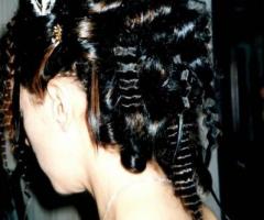 Particolare acconciatura per la sposa