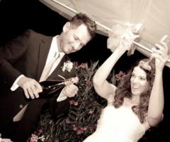 Foto del brindisi al ricevimento di matrimonio