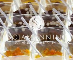 Alcune creazioni culinarie di Sciamannini Ricevimenti