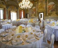 Il piano nobile della villa in cui festeggiare il ricevimento di nozze