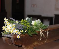 Bouquet fascio banco - Fioreria il Pensiero