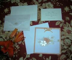 Partecipazioni artigianali per il matrimonio