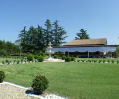 Giardino della location di matrimonio in Sabina