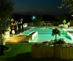 Tenuta La Vallonea - Piscina della masseria per matrimoni a Bari