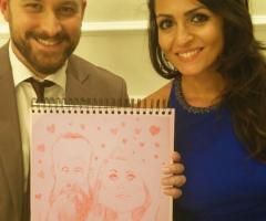Luca Meo Caricaturista - Le caricature con piacevole ricordo delle nozze