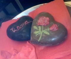 Cuori di cioccolato per il matrimonio - Cioccolateria Perzechella a Napoli