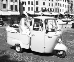Foto della sposa a Portofino
