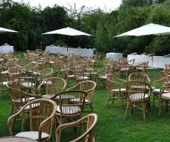allestimento in giardino