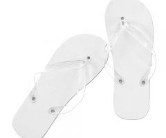 Visual Promotions - Ciabatte bianche