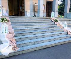 Fiori d'Autore by Cleme - Scalinata per matrimonio