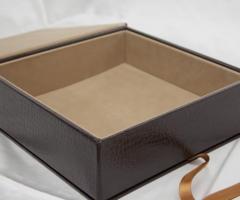 Il Cartone Prende Forma: scatola personalizzata per l'album di nozze