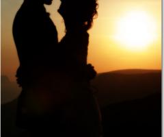 Silouhette sposi al tramonto by Vincenzo Zaffuto