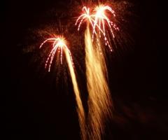 Spettacolo pirotecnico per le nozze