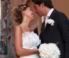 Foto del bacio degli sposi