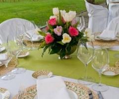 Ricevimento di matrimonio in giardino