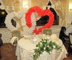 Coppia di cuori incrociati - Palloncini Pazzi