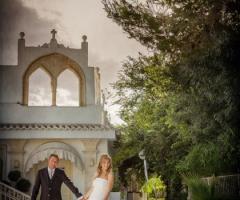 Feudo della Selva - Gli sposi presso la location di nozze